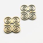 dwennimmen (ram's horn) earring