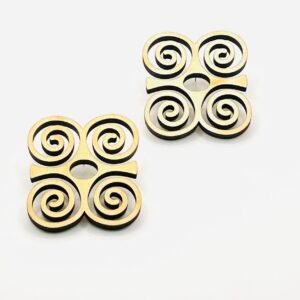 dwennimmen (ram's horn) earring